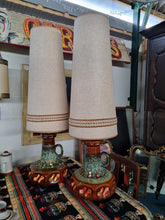 Load image into Gallery viewer, A Pair Of Mid Century West German Fat Lava Lamps