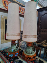 Load image into Gallery viewer, A Pair Of Mid Century West German Fat Lava Lamps