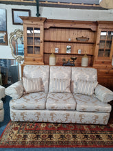 Load image into Gallery viewer, Sofa And Two Chairs In A Beautiful Fabric Of Pale Blue And Gold