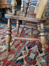 Load image into Gallery viewer, 19th Century Elm Grandfather Chair