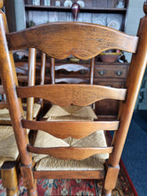 Load image into Gallery viewer, Ladderback Dining Chairs In Ash & Oak Set Of Eight