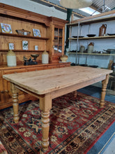 Load image into Gallery viewer, Vintage Farmhouse Scrub Top Pine Dining Table