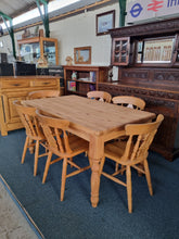 Load image into Gallery viewer, Scrub Top Farmhouse Dining/Kitchen Table - Charlotte Rose Interiors