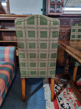 Load image into Gallery viewer, Oak Dining Table And Six Upholstered Dining Chairs