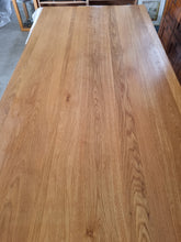 Load image into Gallery viewer, Oak Farmhouse Kitchen Dining Table With Drawer