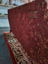 Load image into Gallery viewer, Antique Edwardian Red Leather And Upholstered Sofa