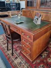 Load image into Gallery viewer, Victorian Mahogany Twin Pedestal Desk Hobbs & Co London