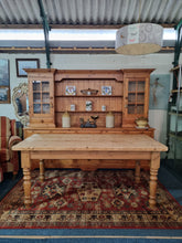 Load image into Gallery viewer, Vintage Farmhouse Scrub Top Pine Dining Table