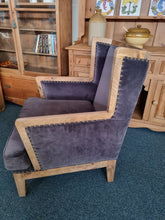 Load image into Gallery viewer, Showframe Hardwood Wingback Armchair