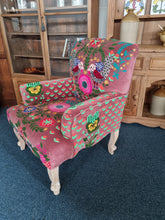 Load image into Gallery viewer, Armchair Upholstered With Decorative Hand Crewel Work