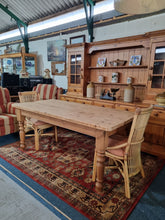 Load image into Gallery viewer, Vintage Farmhouse Scrub Top Pine Dining Table