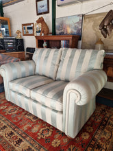 Load image into Gallery viewer, Duresta Two Seater Sofa In A Beautiful Stripe Fabric
