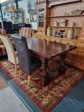 Load image into Gallery viewer, Oak Refectory Table Country Kitchen Farmhouse Table Dining Table