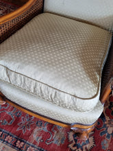 Load image into Gallery viewer, Early 20thC Art Deco Mahogany and Cane Bergere Chair