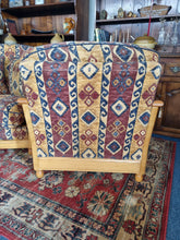 Load image into Gallery viewer, Pair Of Ercol Bergere Solid Ash Armchairs & Footstool