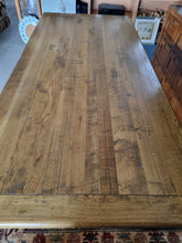 Load image into Gallery viewer, Oak Planked Top Dining Table
