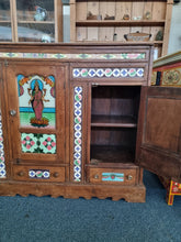 Load image into Gallery viewer, Sideboard Featuring Ceramic Tiles And Pannelled Doors