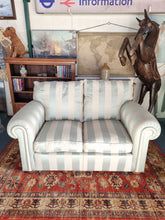 Load image into Gallery viewer, Duresta Two Seater Sofa In A Beautiful Stripe Fabric