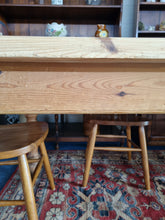 Load image into Gallery viewer, Farmhouse Pine Scrub Top Kitchen Dining Table