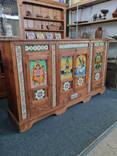 Load image into Gallery viewer, Reclaimed Wooden Sideboard Featuring Ceramic Tiles