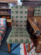 Load image into Gallery viewer, Oak Dining Table And Six Upholstered Dining Chairs