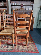 Load image into Gallery viewer, Ladderback Dining Chairs In Ash & Oak Set Of Eight