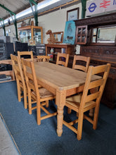 Load image into Gallery viewer, Vintage Pine Farmhouse Scrub Top Dining/Kitchen Table
