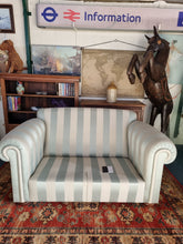 Load image into Gallery viewer, Duresta Two Seater Sofa In A Beautiful Stripe Fabric
