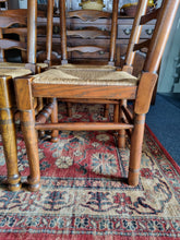Load image into Gallery viewer, Ladderback Dining Chairs In Ash & Oak Set Of Eight