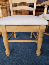 Load image into Gallery viewer, Ladder Back Dining Chairs Set Of Six Four Chairs And Two Carvers - Charlotte Rose Interiors