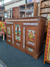 Load image into Gallery viewer, Sideboard Featuring Ceramic Tiles And Pannelled Doors