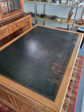 Load image into Gallery viewer, Antique Oak Partner's Desk Early 20th Century