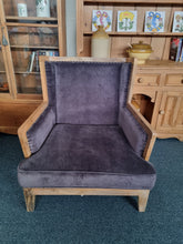 Load image into Gallery viewer, Showframe Hardwood Wingback Armchair