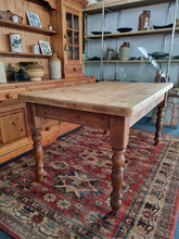 Load image into Gallery viewer, Farmhouse Scrub Top Pine Dining Table
