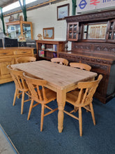 Load image into Gallery viewer, Farmhouse Scrub Top Kitchen Table - Charlotte Rose Interiors