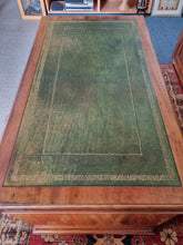 Load image into Gallery viewer, Victorian Mahogany Twin Pedestal Desk Hobbs & Co London