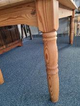 Load image into Gallery viewer, Pine Vintage Farmhouse Scrub Top Dining/Kitchen Table - Charlotte Rose Interiors
