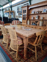 Load image into Gallery viewer, Vintage Farmhouse Scrub Top Pine Dining Table