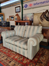 Load image into Gallery viewer, Duresta Two Seater Sofa In A Beautiful Stripe Fabric