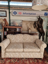 Load image into Gallery viewer, Antique Edwardian Large Two Seater Sofa