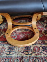 Load image into Gallery viewer, Recliner Swivel Chair And Footstool