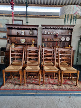 Load image into Gallery viewer, Ladderback Dining Chairs In Ash & Oak Set Of Eight