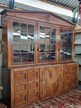 Load image into Gallery viewer, Antique 19th Century Victorian Mahogany Bookcase