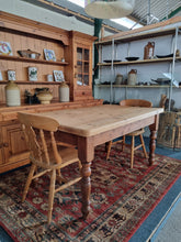 Load image into Gallery viewer, Farmhouse Scrub Top Pine Dining Table