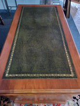 Load image into Gallery viewer, Victorian Mahogany Twin Pedestal Desk