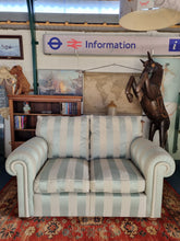 Load image into Gallery viewer, Duresta Two Seater Sofa In A Beautiful Stripe Fabric