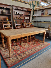 Load image into Gallery viewer, Farmhouse Pine Scrub Top Kitchen Dining Table