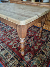 Load image into Gallery viewer, Farmhouse Scrub Top Pine Dining Table