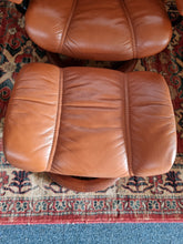 Load image into Gallery viewer, Stressless Ekornes Reclining Leather Chair & Footstool