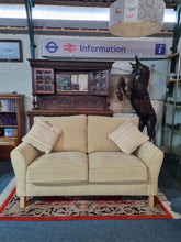 Load image into Gallery viewer, Upholstered Two Seater Green Sofa